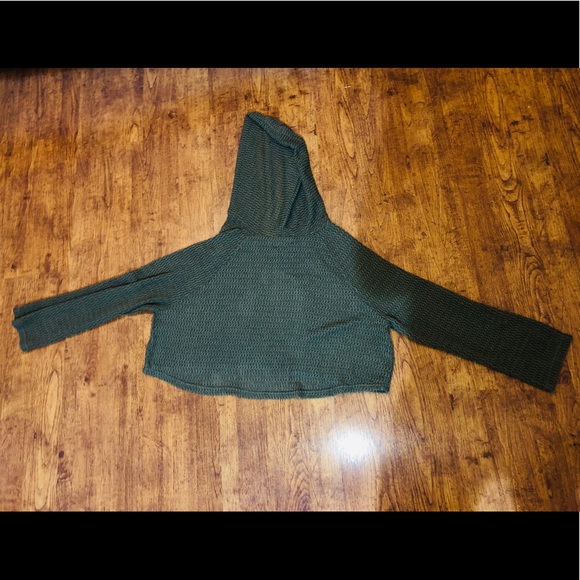 Forever 21 Open-Knit Hoodie - Picture 2 of 3